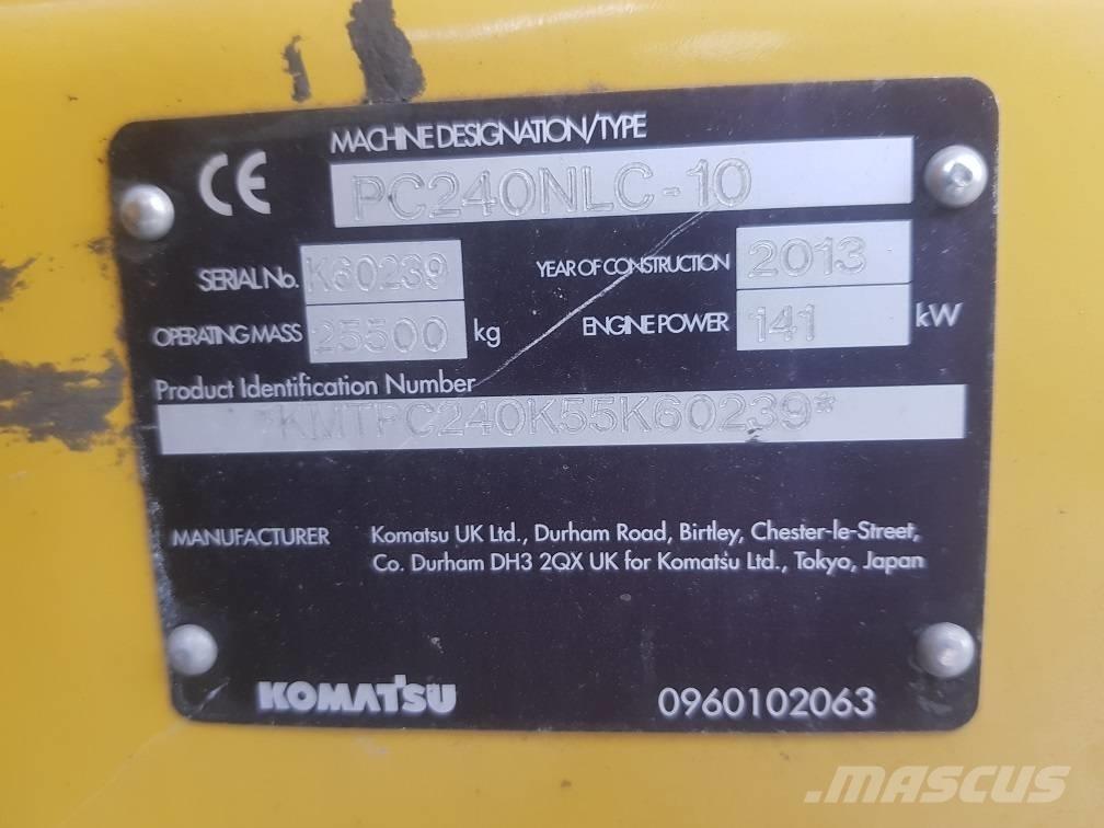 Komatsu PC240NLC-10 Beltegraver