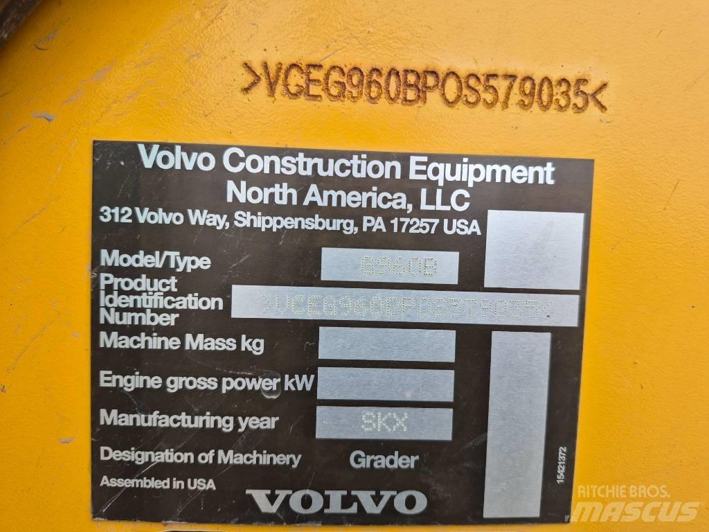 Volvo G 960B Veihøvler