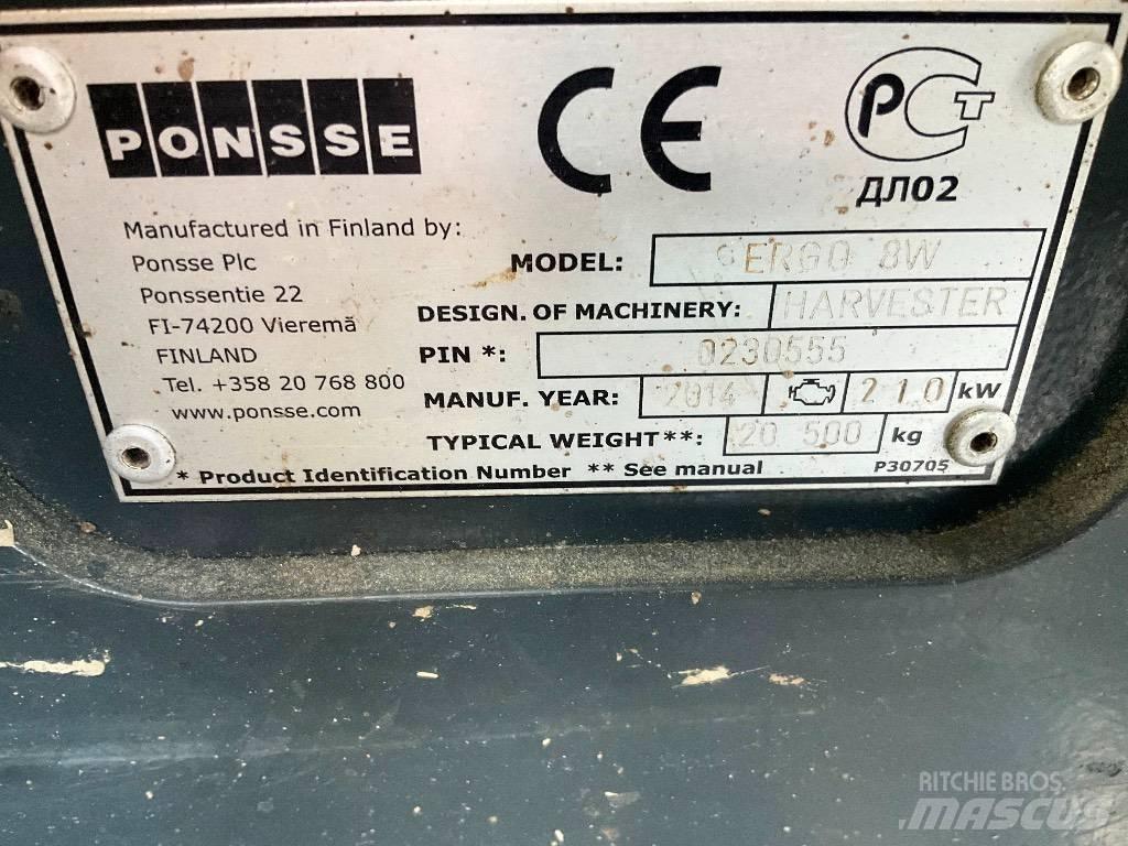 Ponsse Ergo 8W Hogstmaskiner