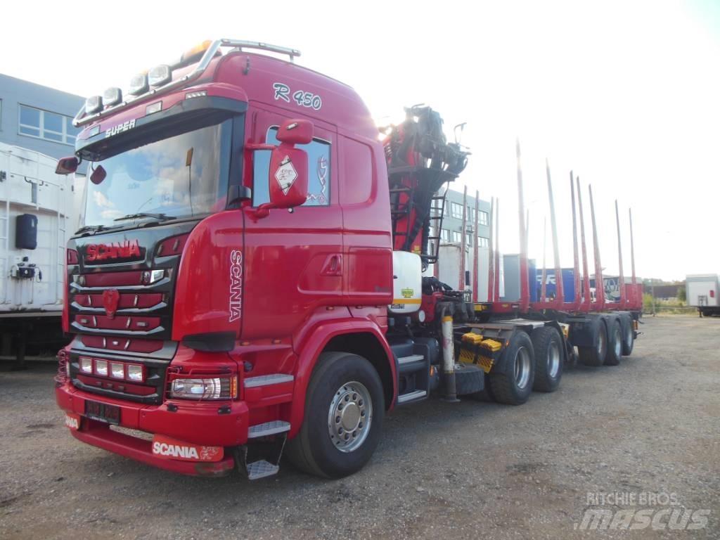 Scania R 450 Tømmerbiler