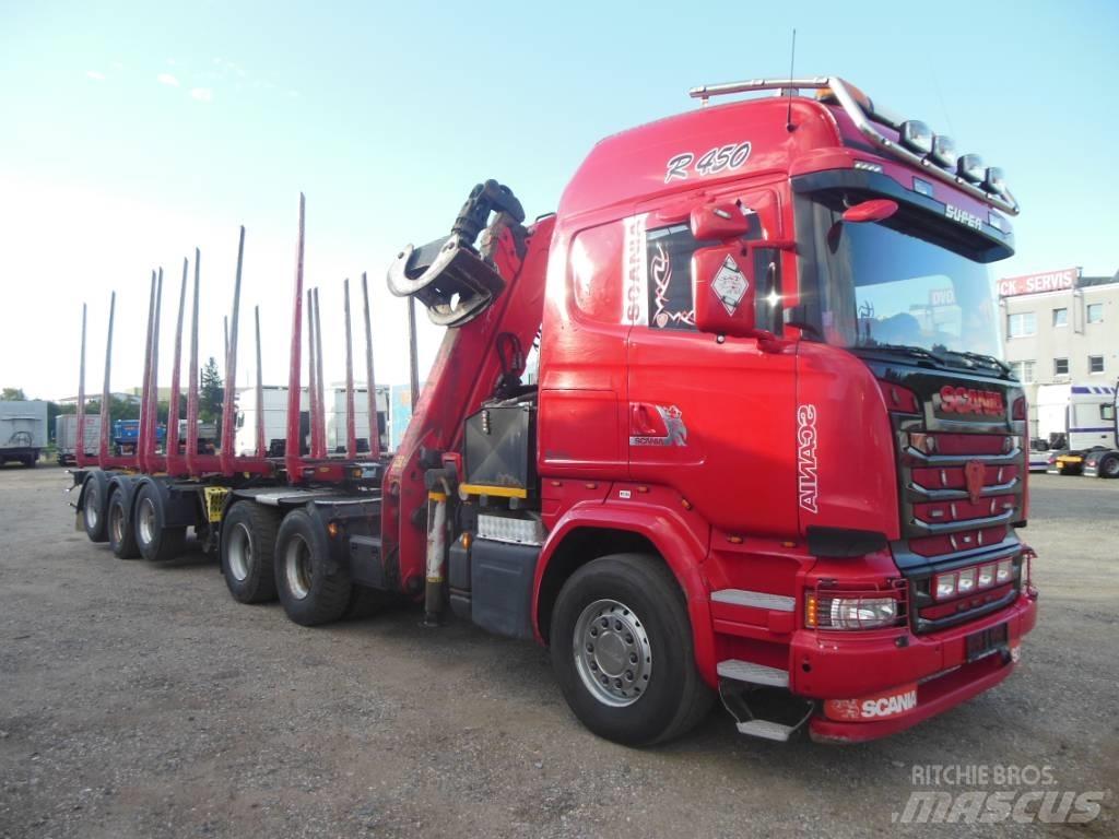 Scania R 450 Tømmerbiler