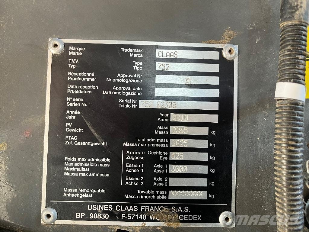 CLAAS Variant 380 Rundballepresser