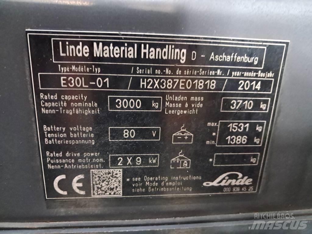 Linde E30L-01 Elektriske trucker