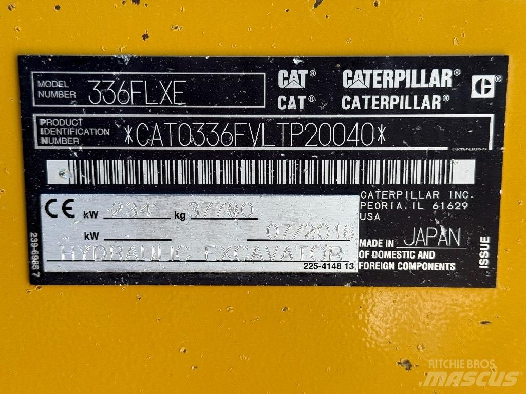 CAT 336 FL Beltegraver