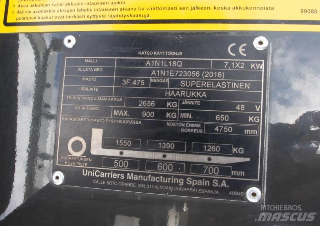 UniCarriers A1N1L18Q Elektriske trucker