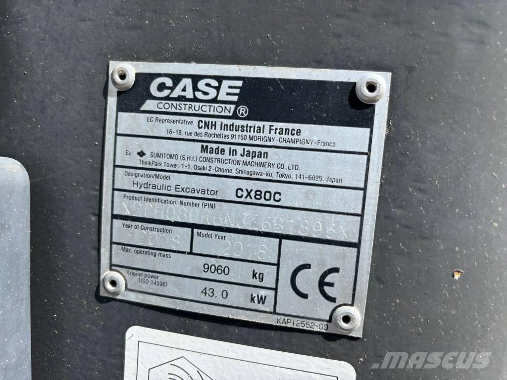 CASE CX 80 C Midigravere 7 - 12t
