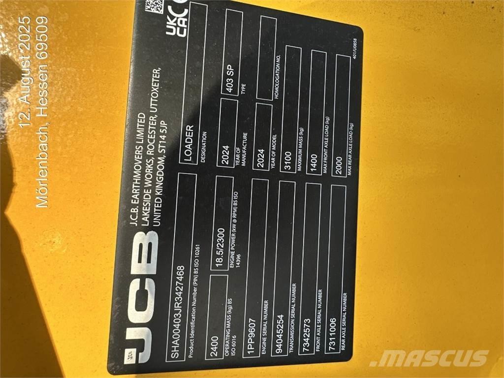 JCB 403 Hjullastere