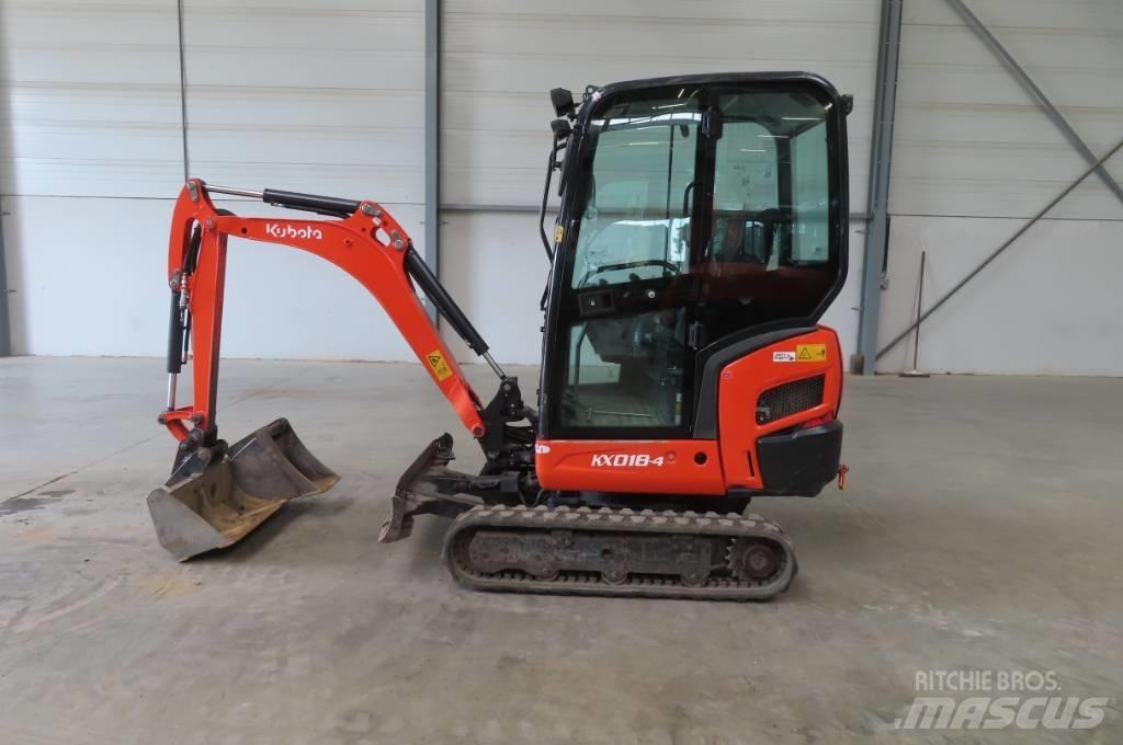 Kubota KX 018-4 Minigravere <7t