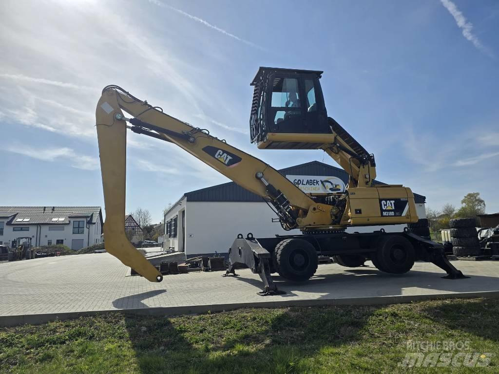CAT 318D Gravemaskiner for avfallshåndtering