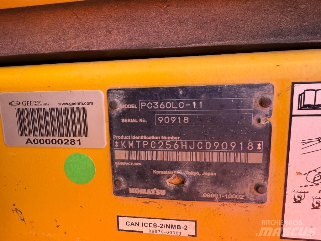 Komatsu PC360LC-11 Beltegraver