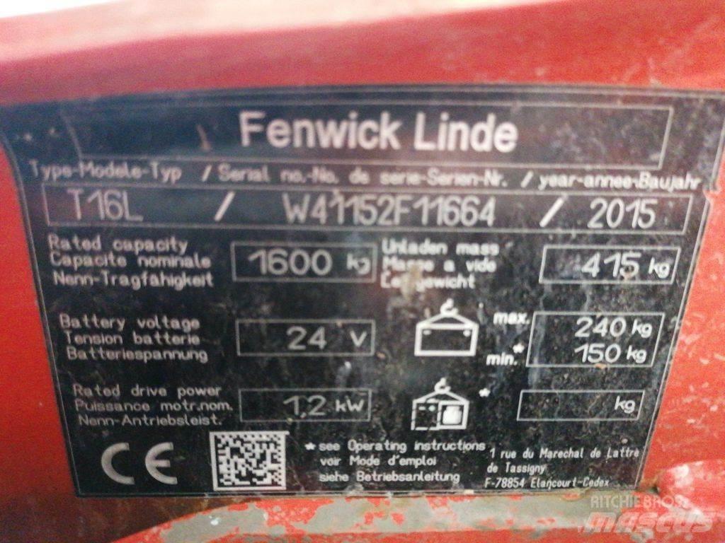 Linde T16L Jekketralle