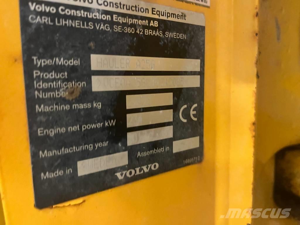 Volvo A25 G Rammestyrte Dumpere