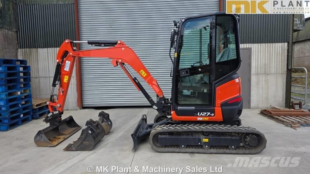 Kubota U 27-4 Minigravere <7t