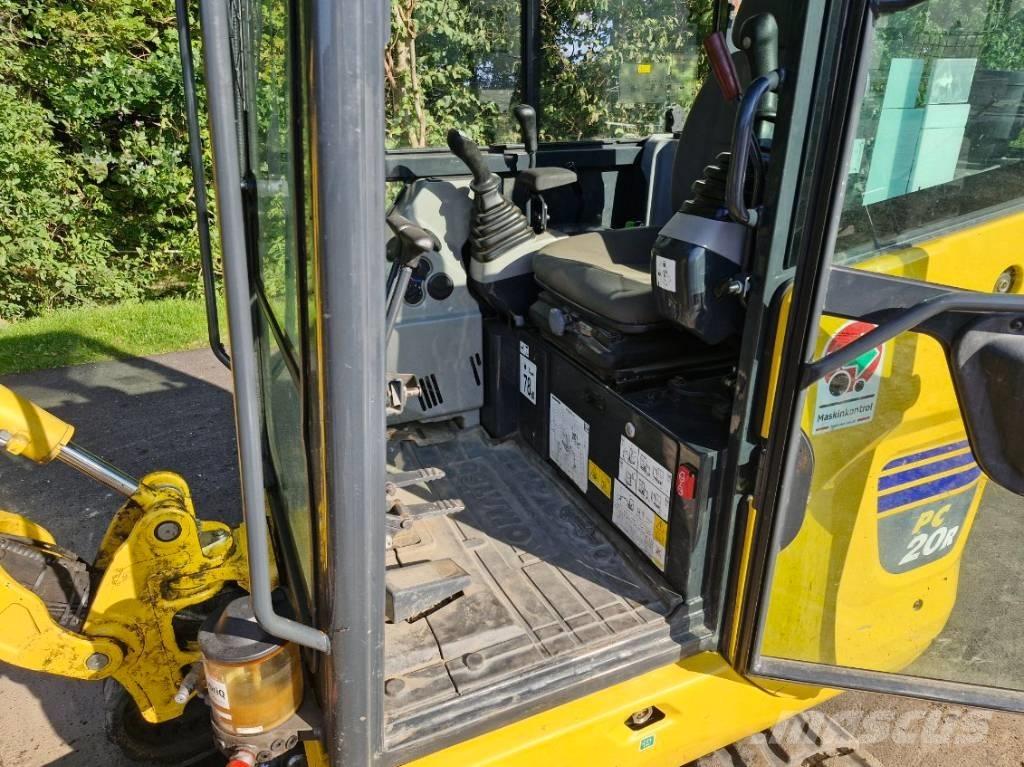 Komatsu PC 20 R-5 Minigravere <7t