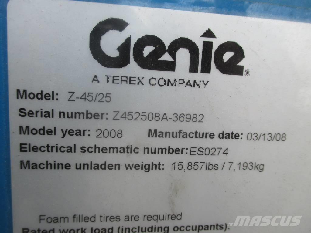 Genie Z 45/25 J DC Leddede bomlifter