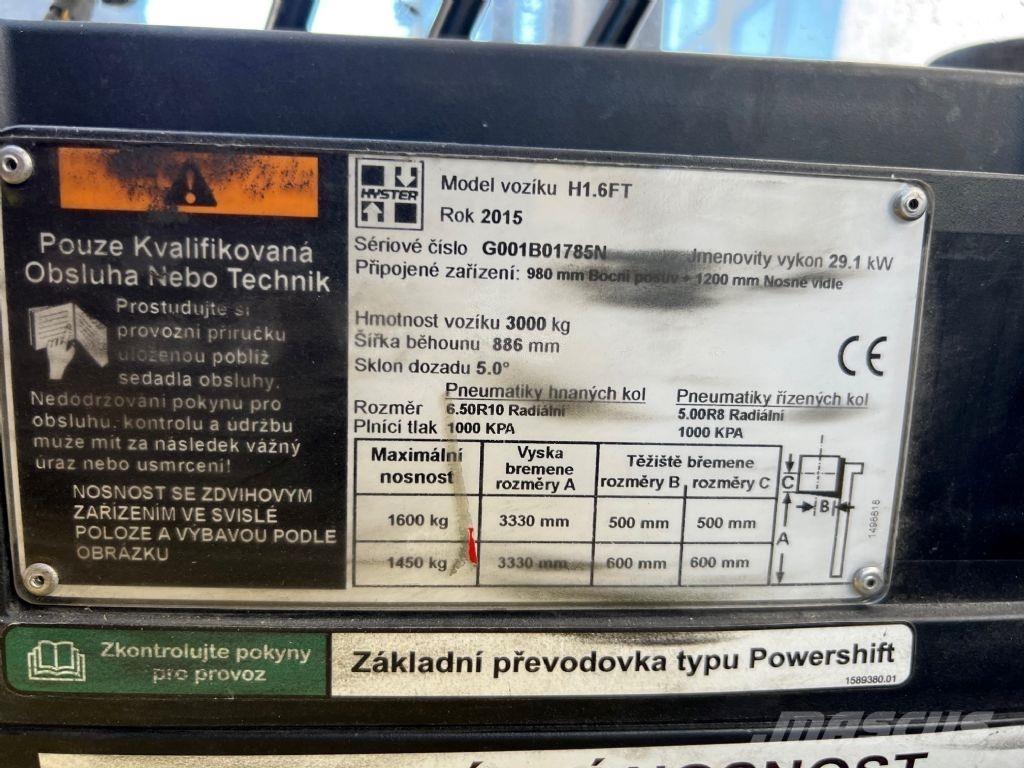 Hyster H 1.6 FT Diesel Trucker