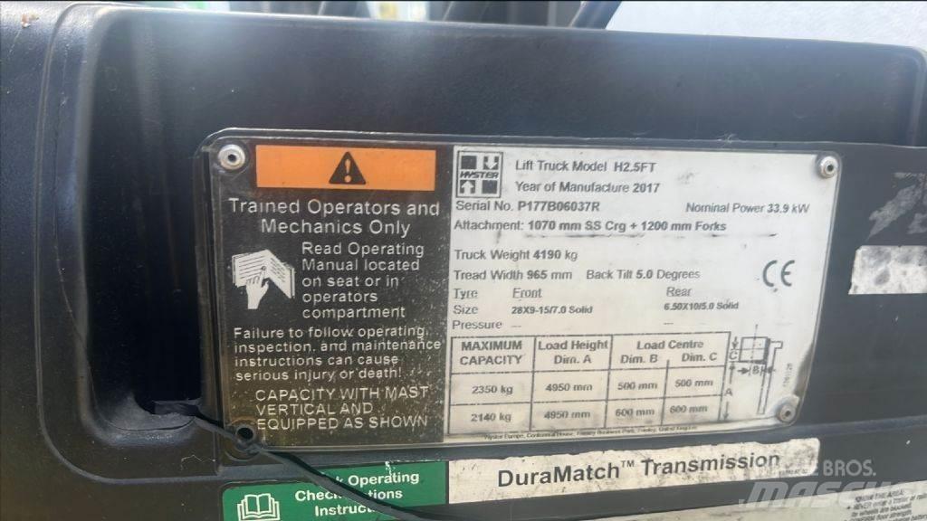 Hyster H 2.5 FT Diesel Trucker