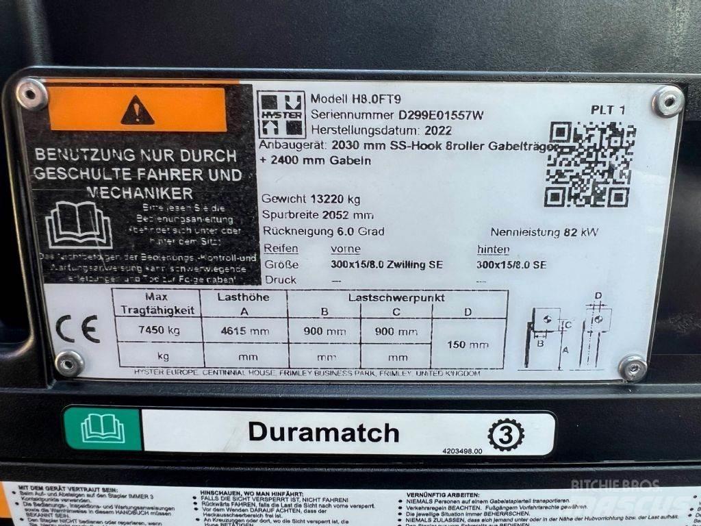 Hyster H 8.0 FT9 Diesel Trucker
