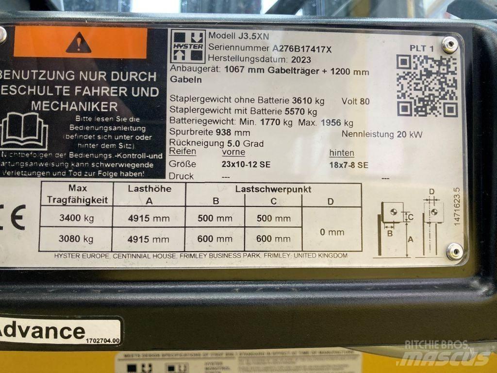 Hyster J 3.5 XN Elektriske trucker
