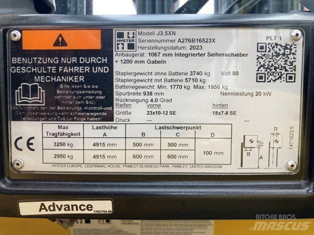 Hyster J 3.5 XN Elektriske trucker