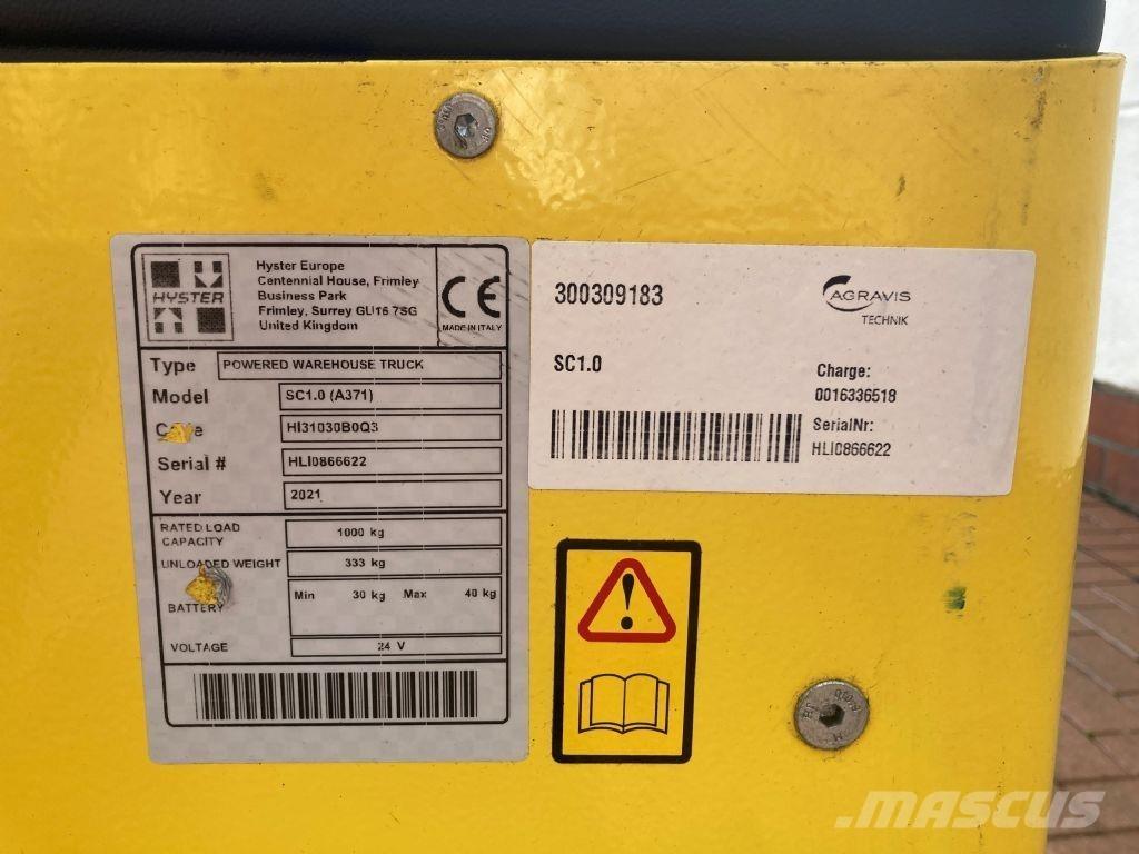 Hyster SC 1.0 Ledestablere
