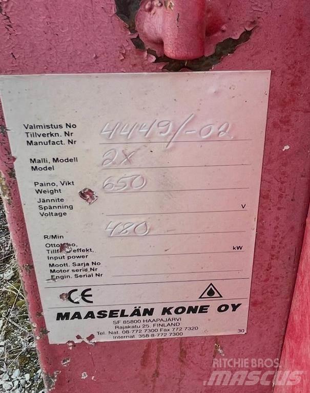 Hakki 2X Vedkløvere, kappemaskiner og flismaskiner