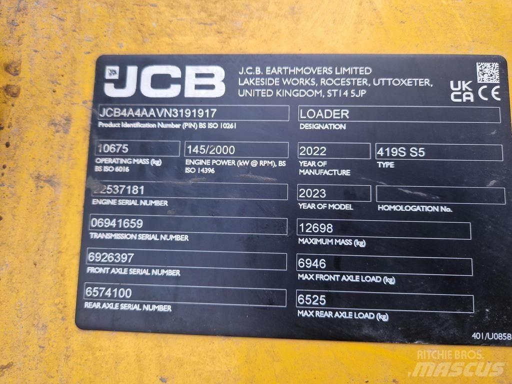 JCB 419S Landbruk - Annet