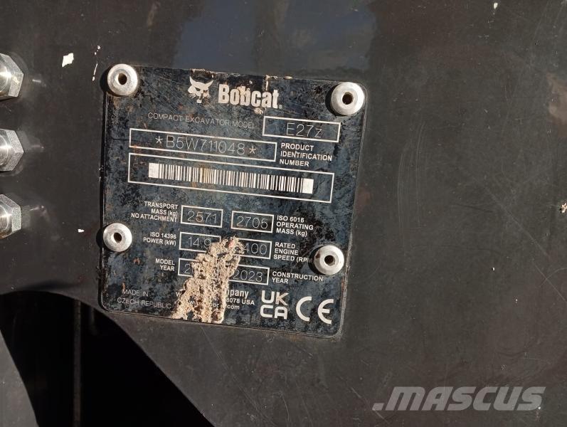 Bobcat E27Z Minigravere <7t