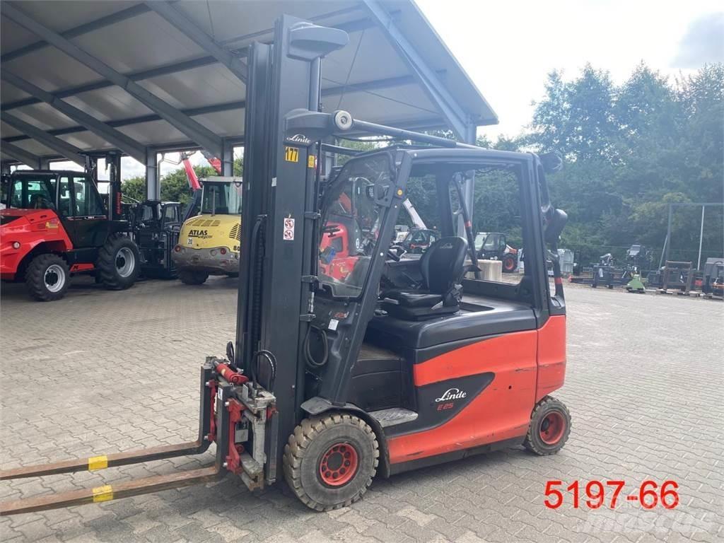Linde E 25 HL - 01 600 Elektriske trucker