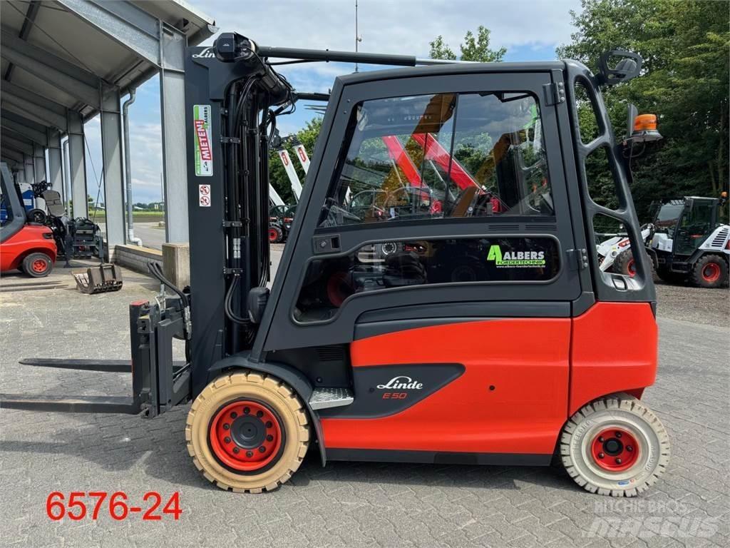 Linde E 50 HL 01 Elektriske trucker