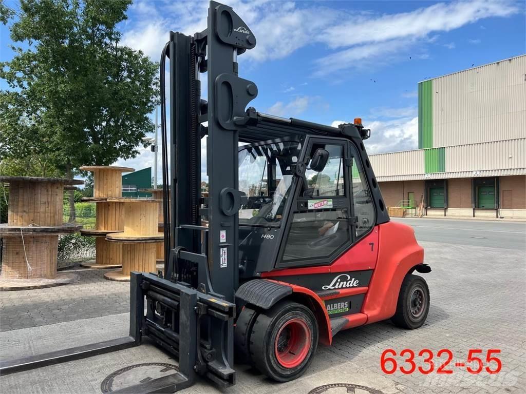 Linde H 80 D 02 900 Diesel Trucker