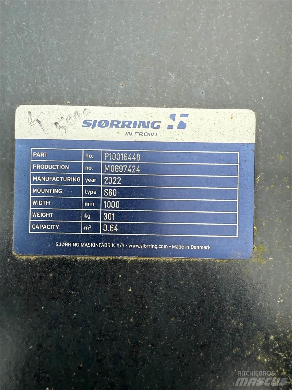  1000mm Skuffer