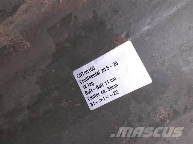  25 20.5-25 Dekk, hjul og felger