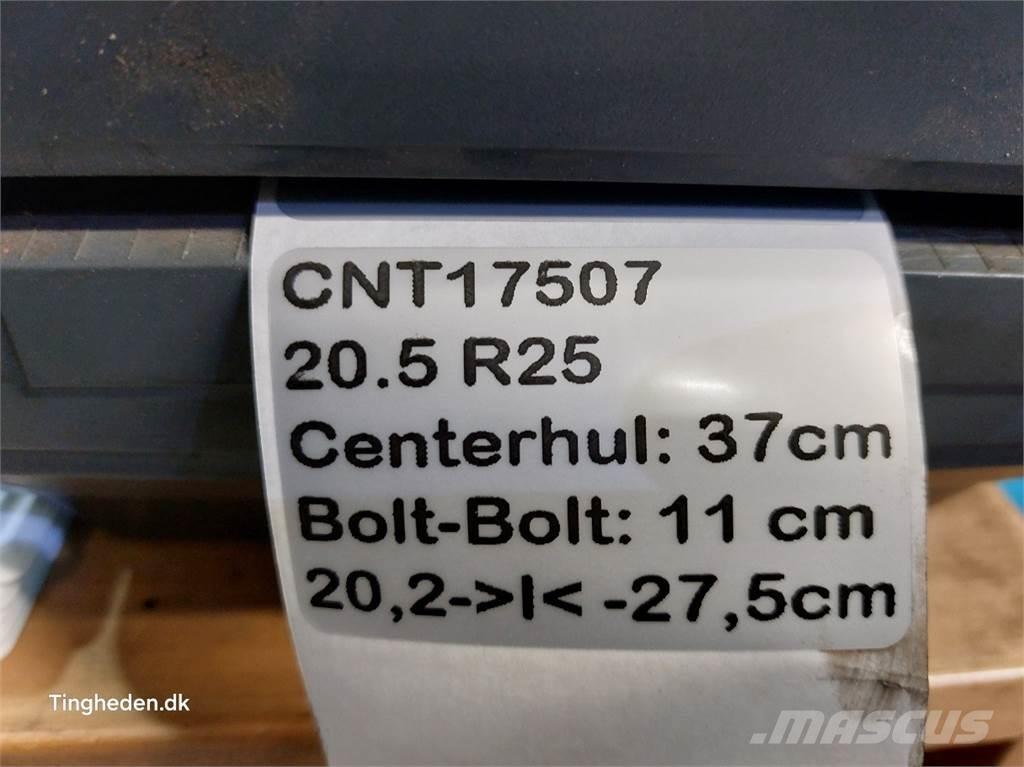  25 20.5R25 Dekk, hjul og felger