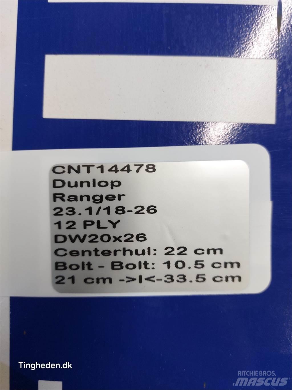  26 23.1/18-26 Dekk, hjul og felger