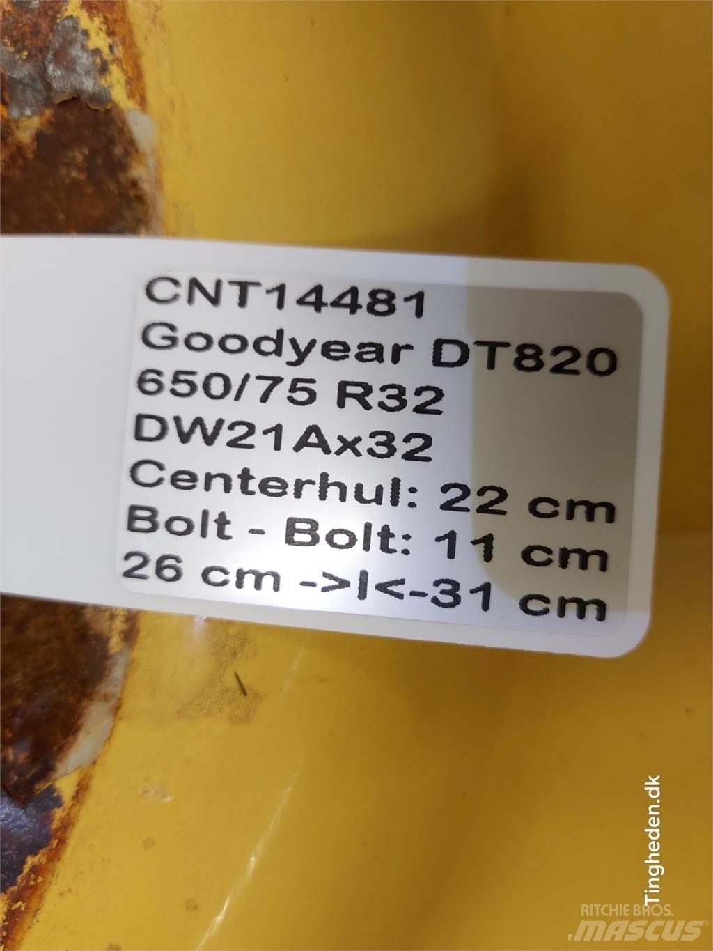  32 650/75 R32 Dekk, hjul og felger