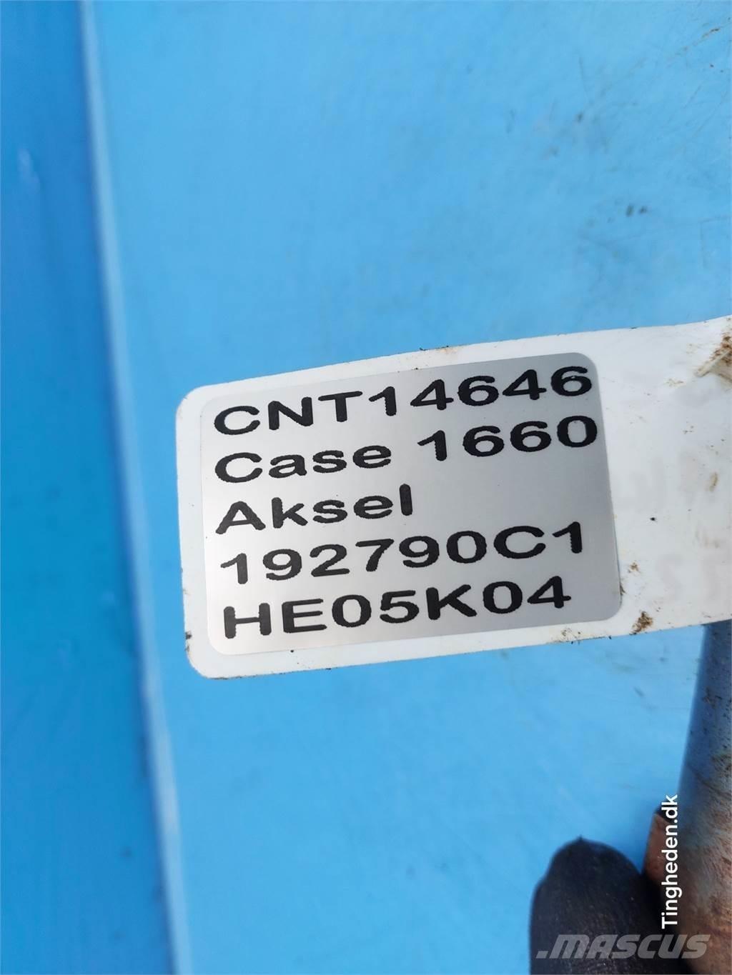 CASE 1660 Skurtresker tilbehør