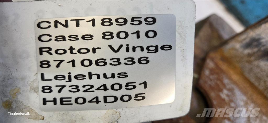 CASE 8010 Skurtresker tilbehør