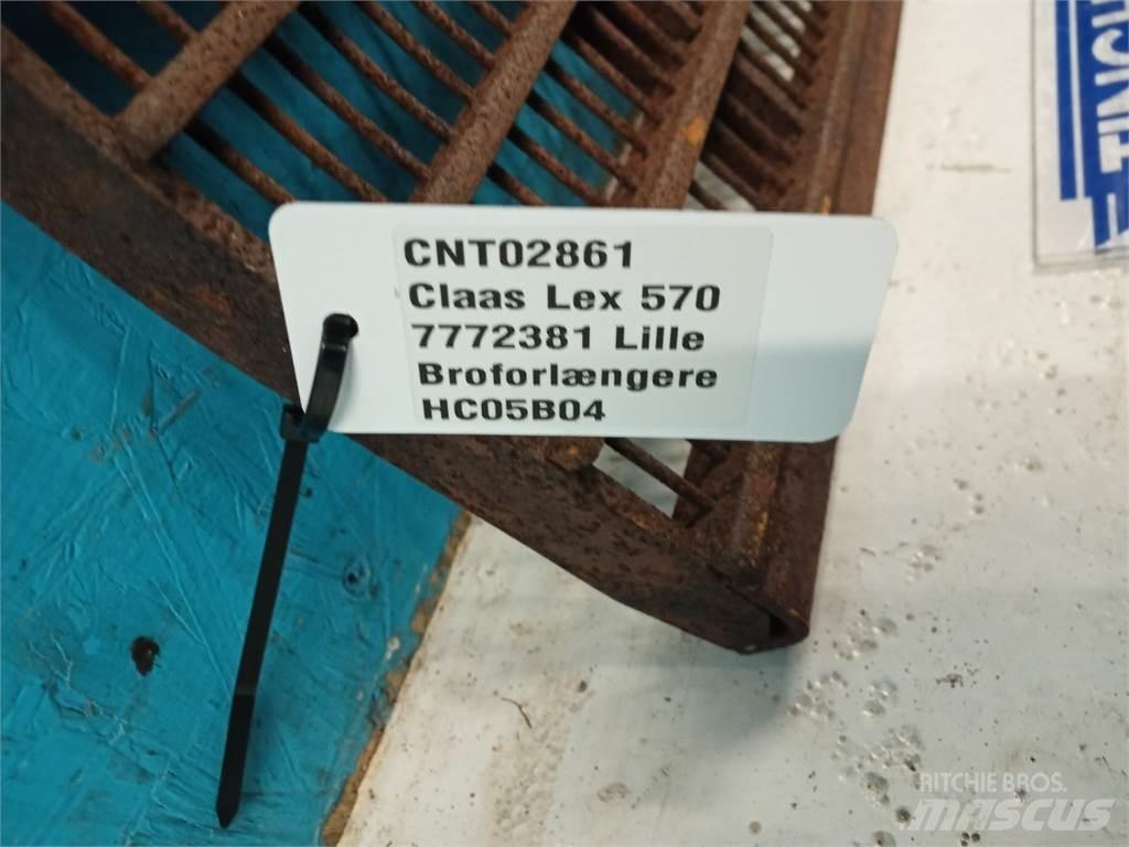 CLAAS Lexion 570 Skurtresker tilbehør