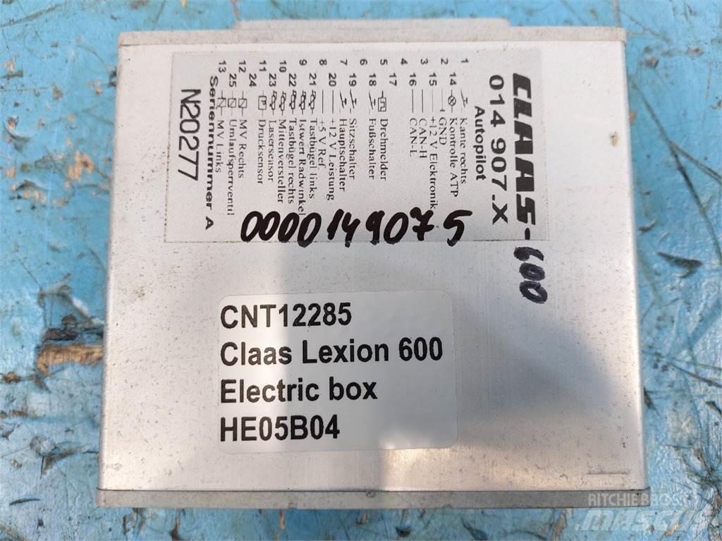 CLAAS Lexion 600 Lys - Elektronikk