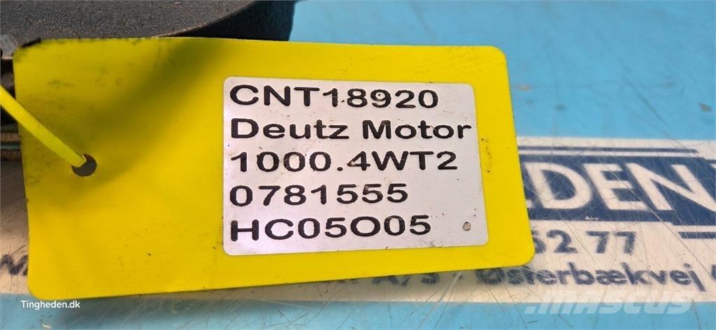 Deutz 1000.4WT2 Motorer