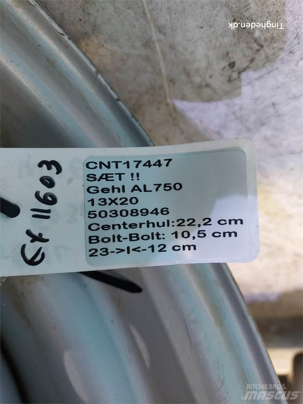 Gehl 20 13x20 Dekk, hjul og felger