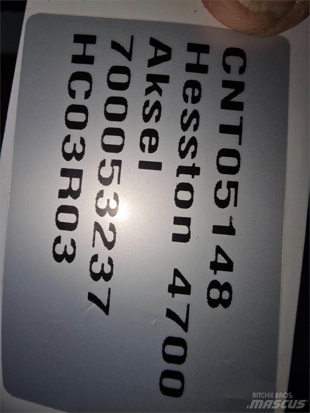 Hesston 4700 Annet fôrhøsterutstyr
