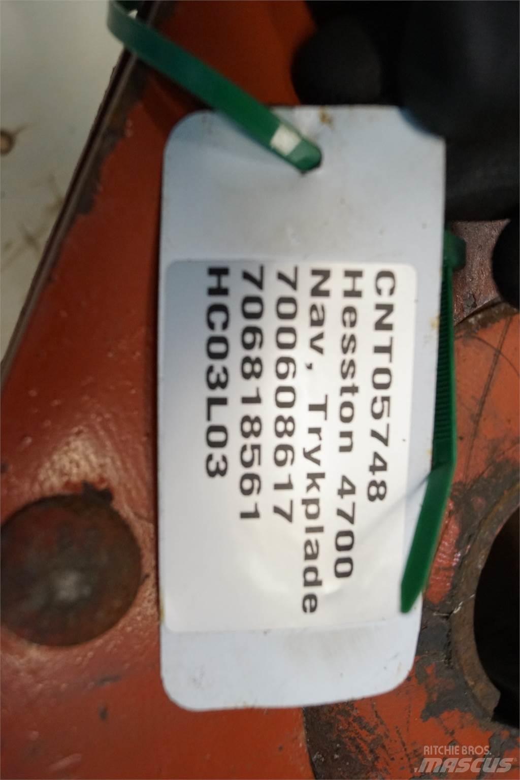 Hesston 4700 Annet fôrhøsterutstyr