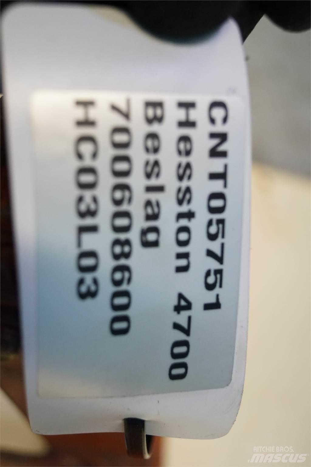 Hesston 4700 Annet fôrhøsterutstyr