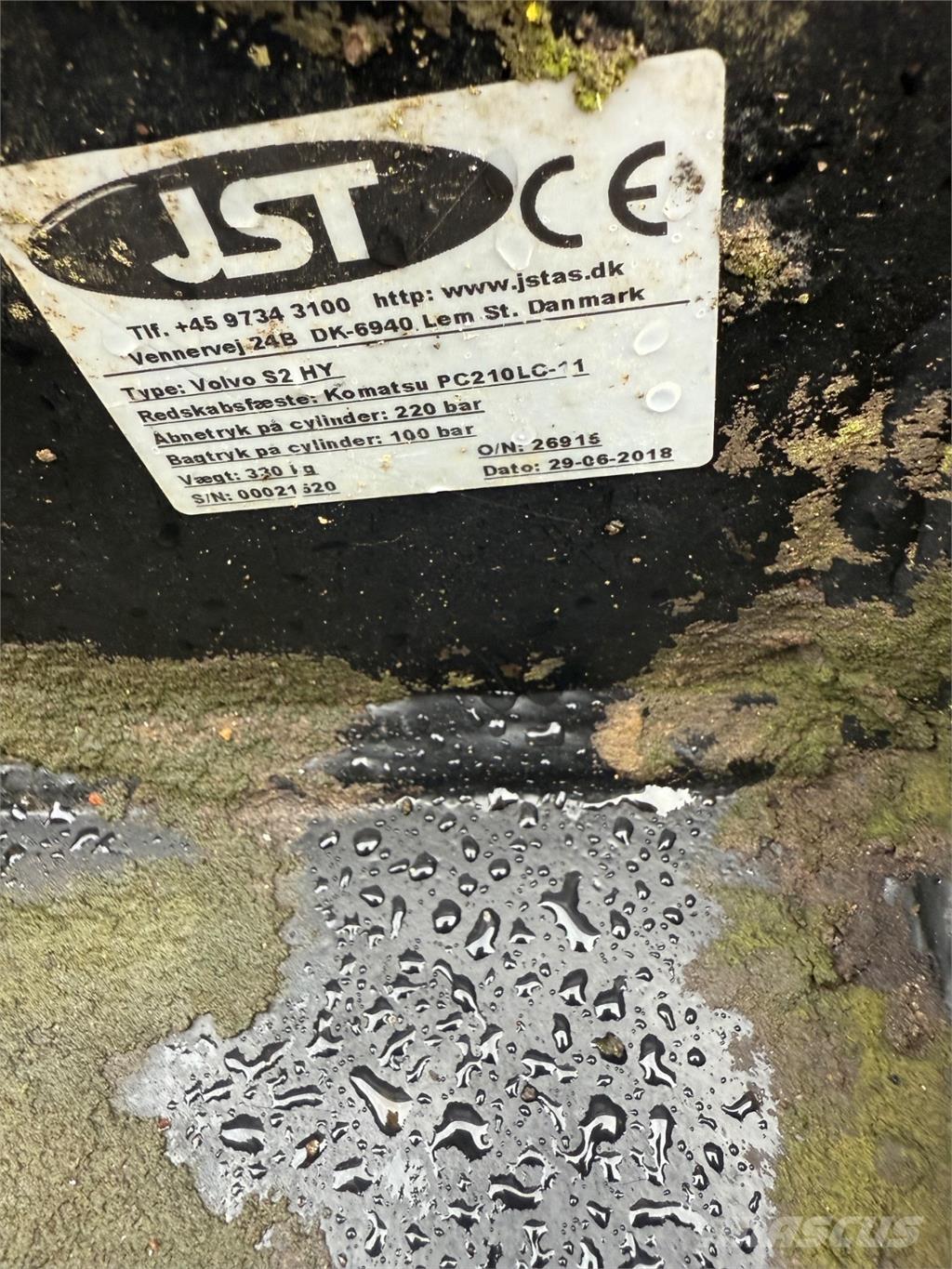  Hydraulisk fæste Hurtigkoblinger