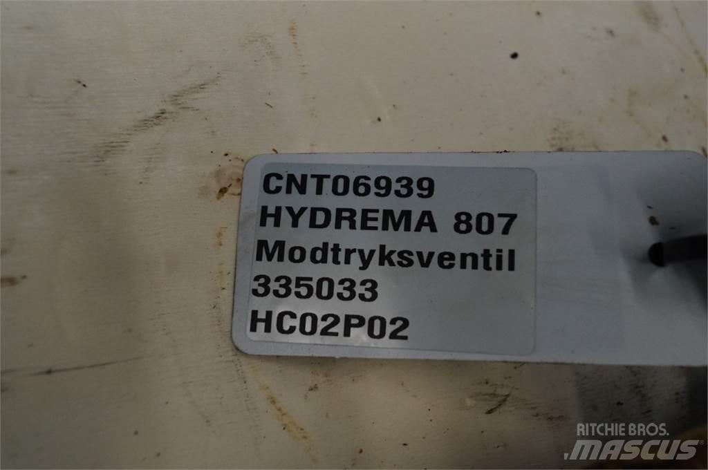 Hydrema 807 Hydraulikk