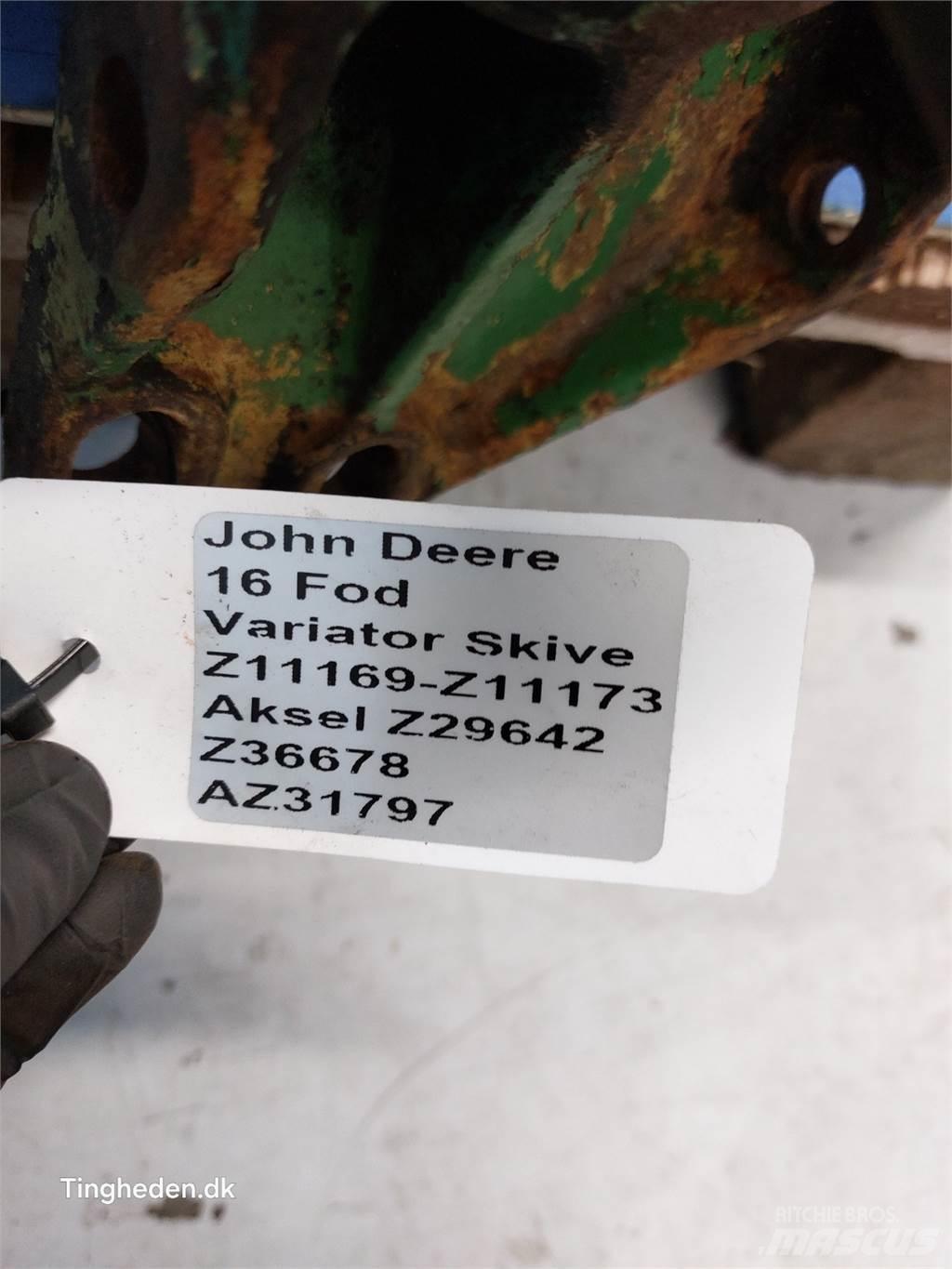 John Deere 1000 Skurtresker tilbehør