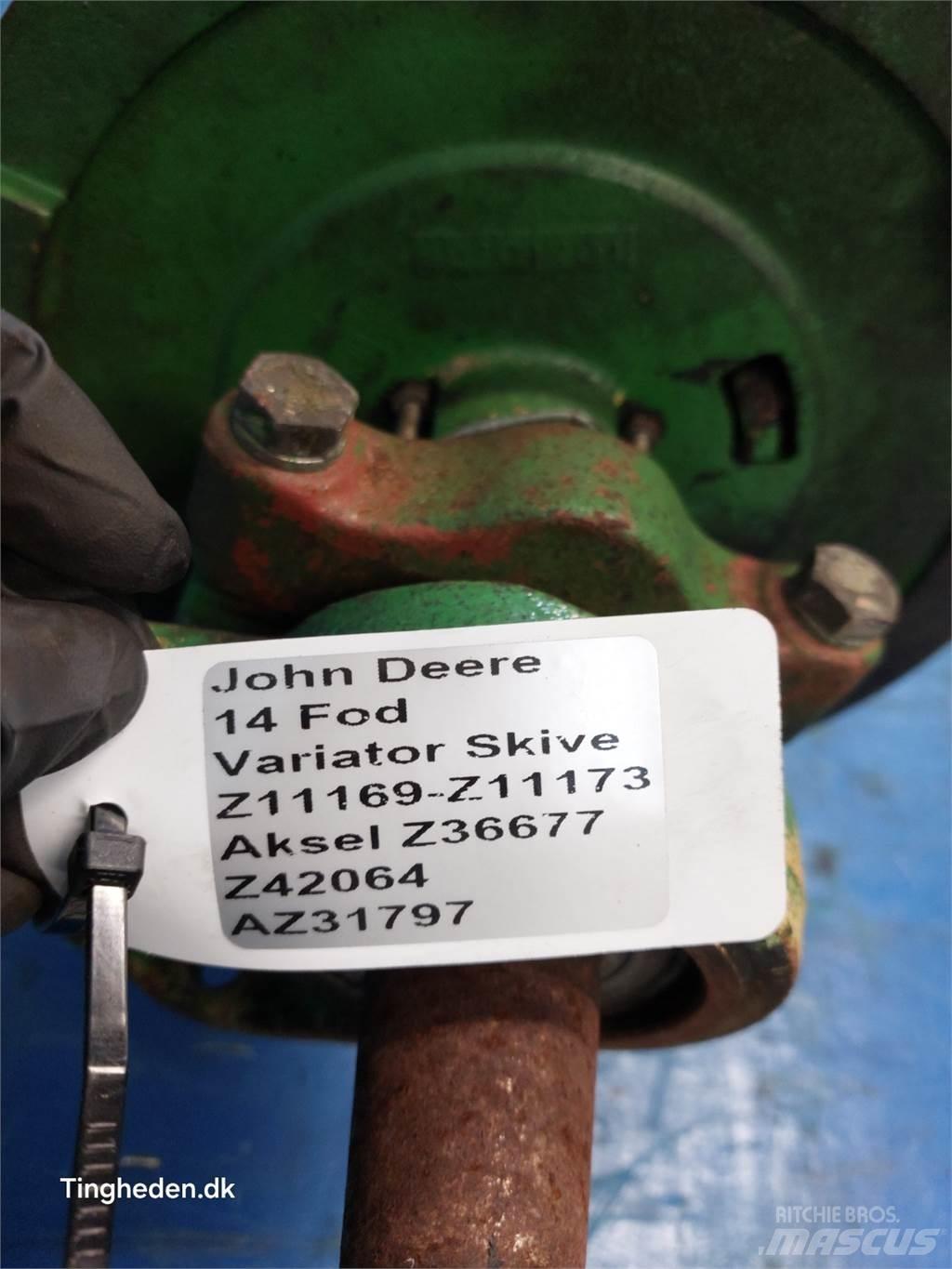 John Deere 1000 Skurtresker tilbehør