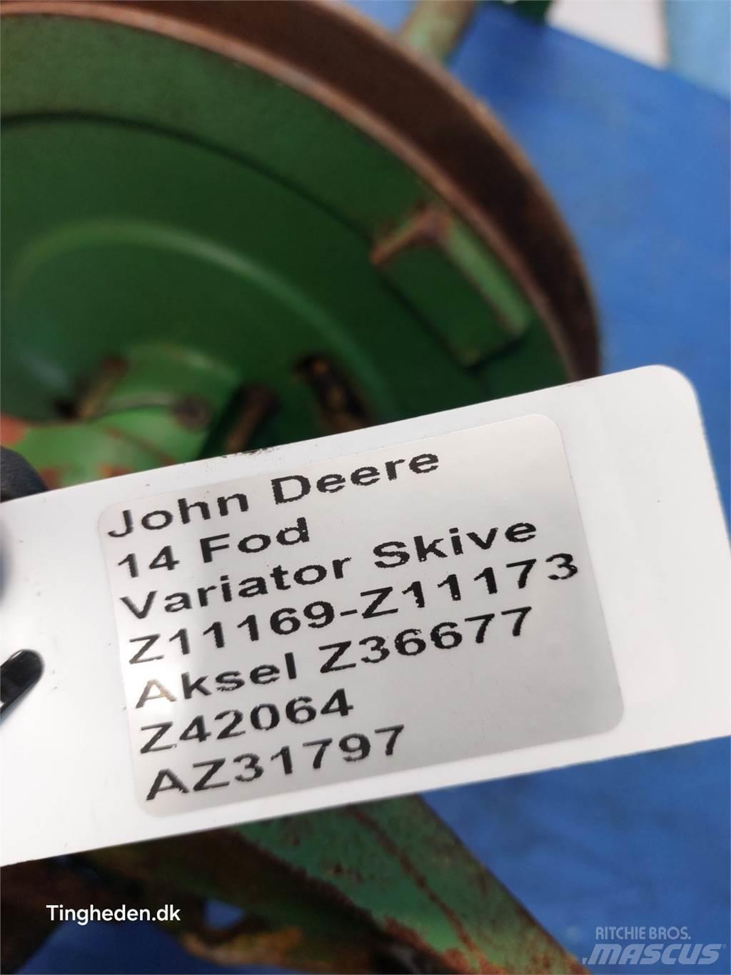 John Deere 1000 Skurtresker tilbehør